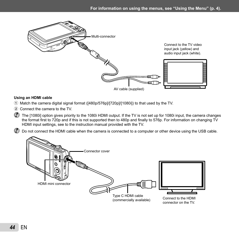 44 en | Olympus VR-320 User Manual | Page 44 / 76