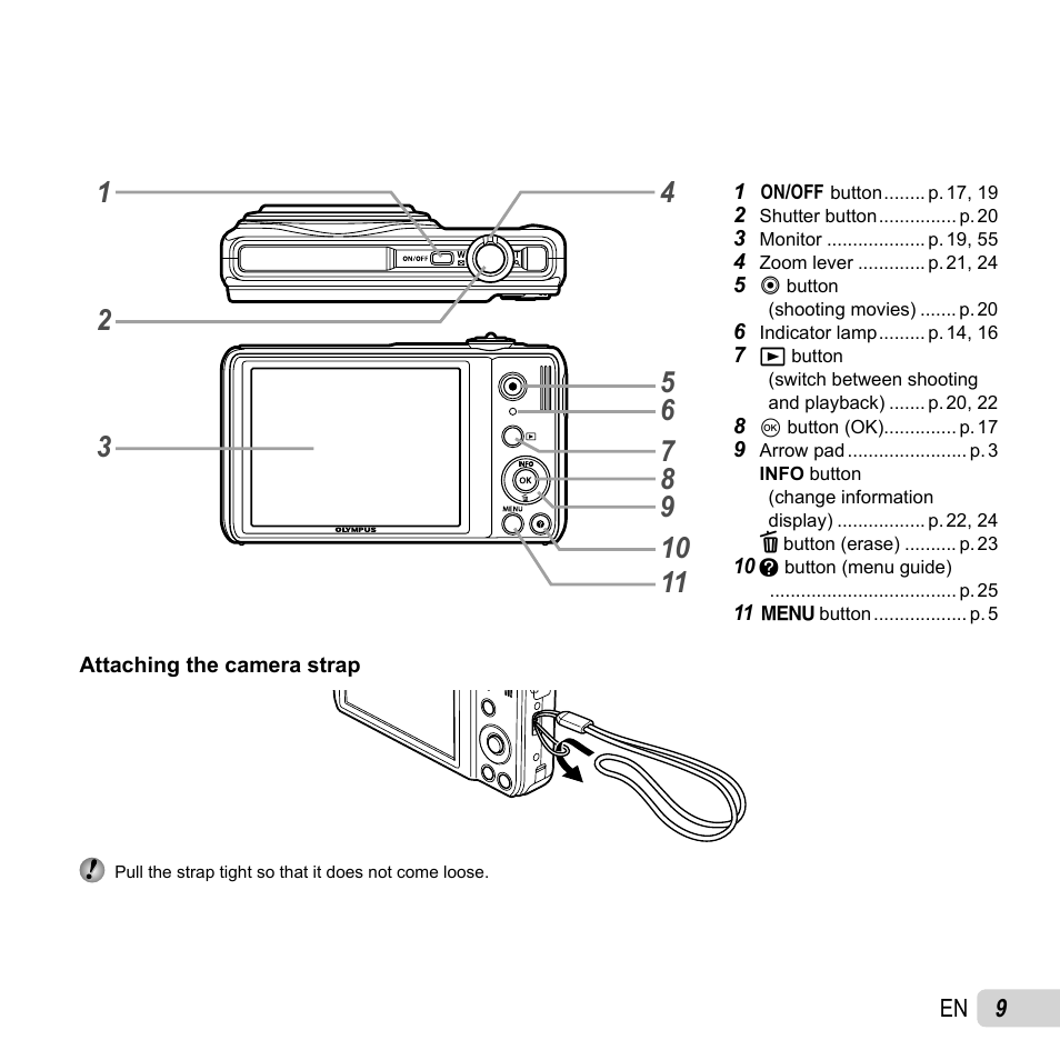 Olympus VR-320 User Manual | Page 9 / 76