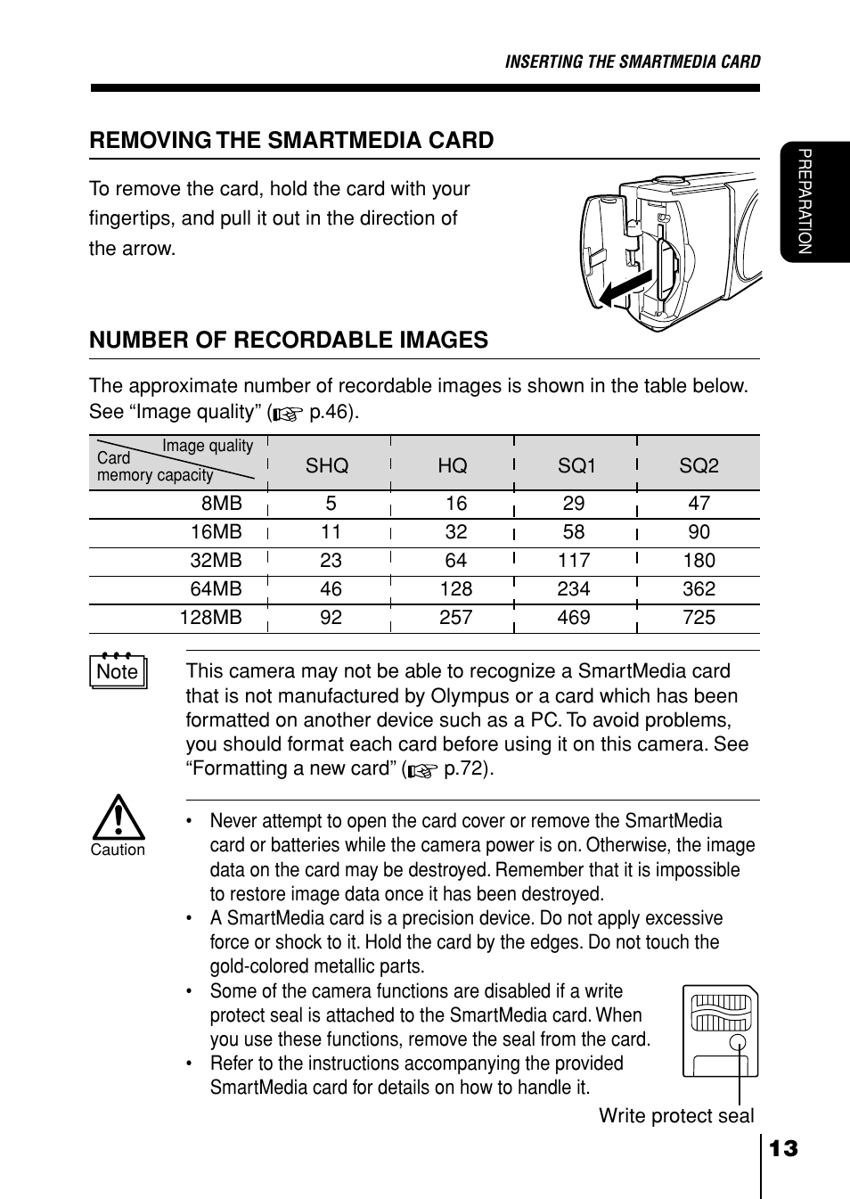 Olympus D-230 User Manual | Page 14 / 116