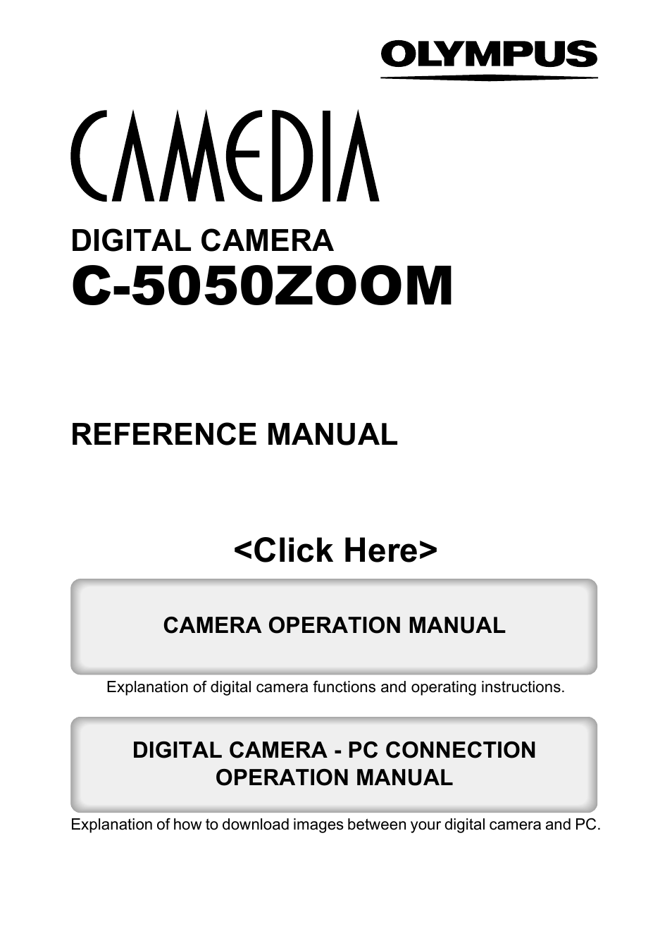 Olympus C-5050 Zoom User Manual | 268 pages