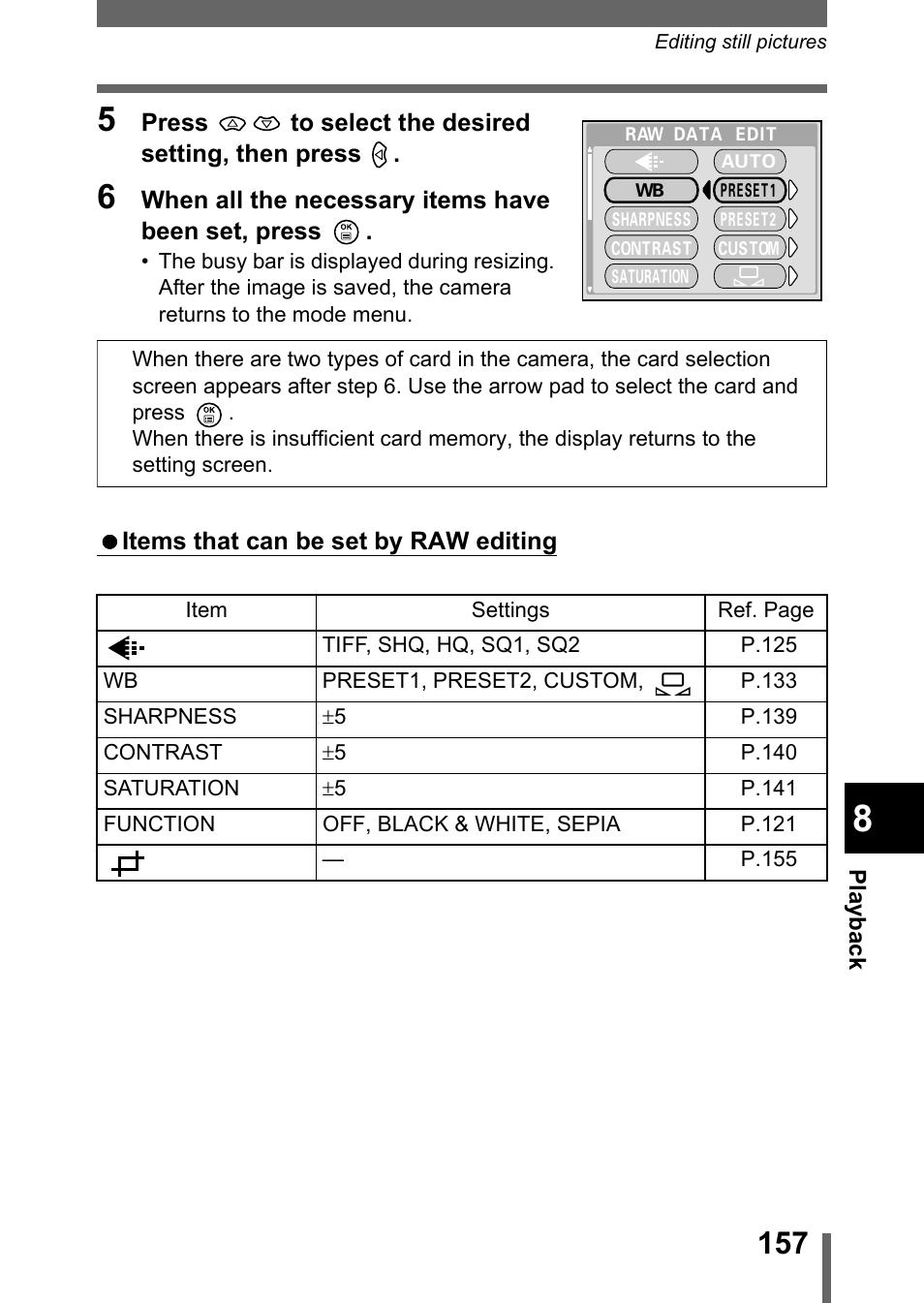Olympus C-5050 Zoom User Manual | Page 158 / 268