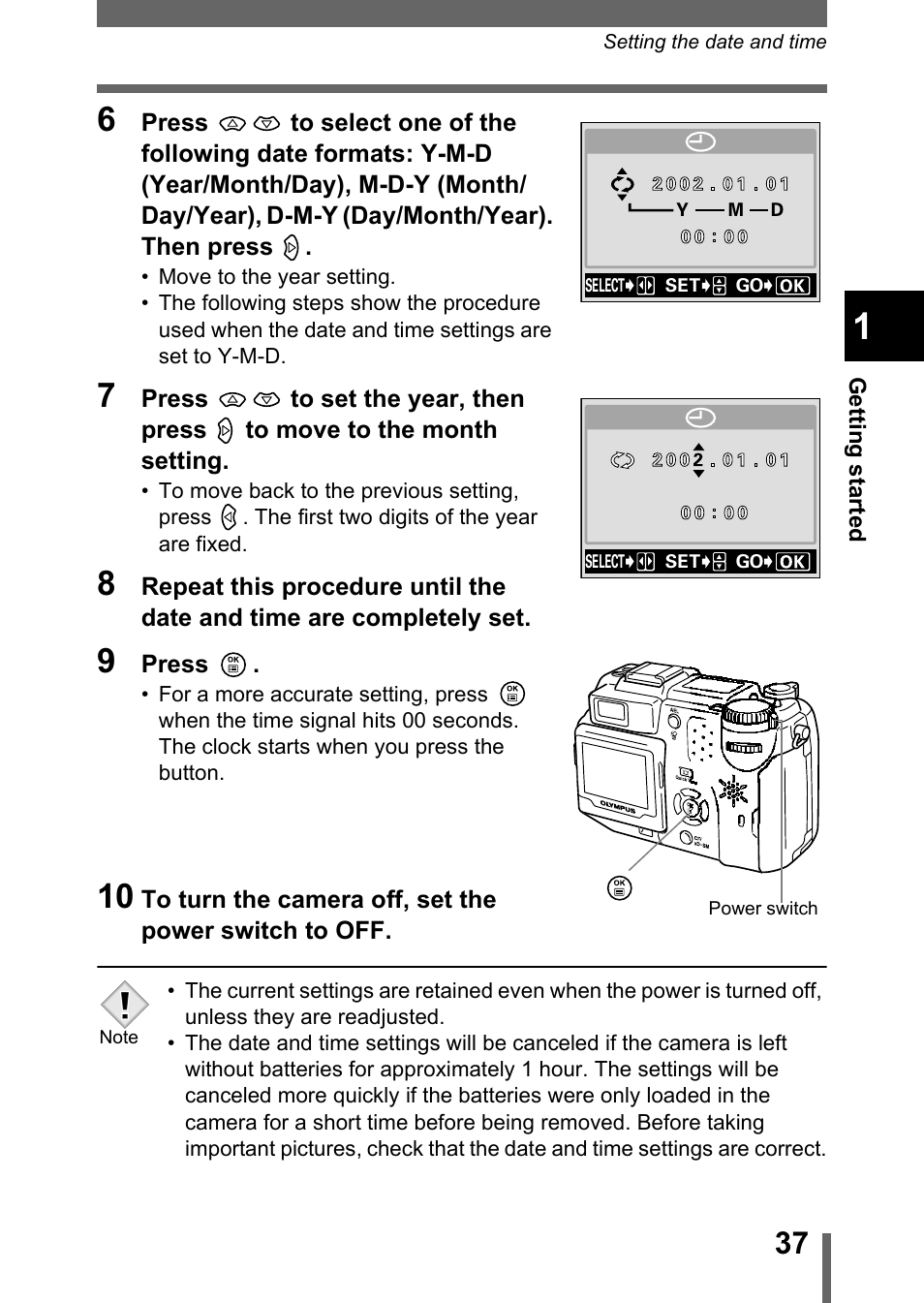 Olympus C-5050 Zoom User Manual | Page 38 / 268