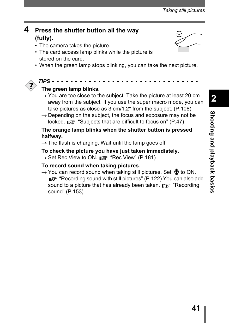 Olympus C-5050 Zoom User Manual | Page 42 / 268