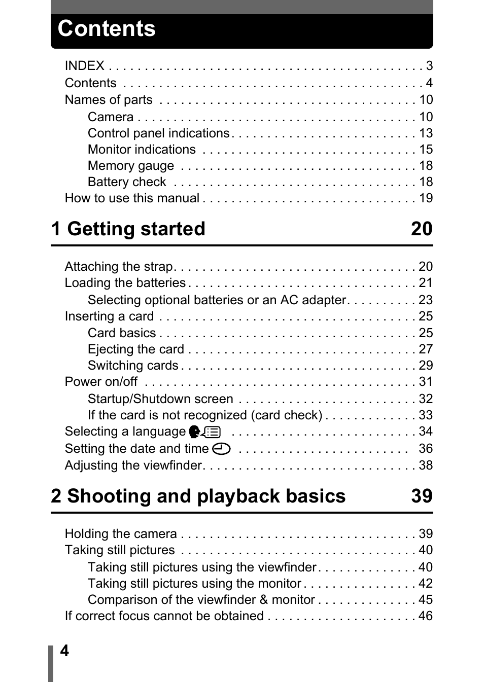 Olympus C-5050 Zoom User Manual | Page 5 / 268