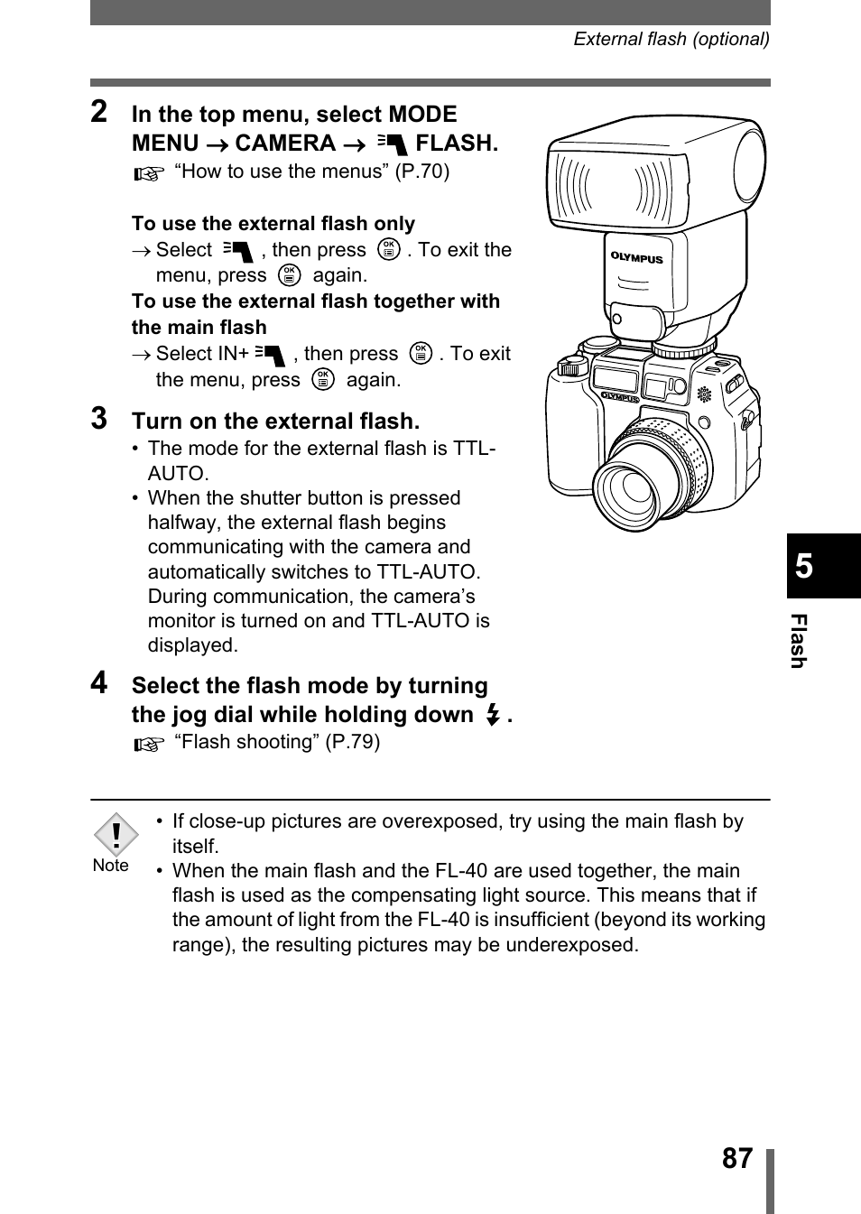 Olympus C-5050 Zoom User Manual | Page 88 / 268