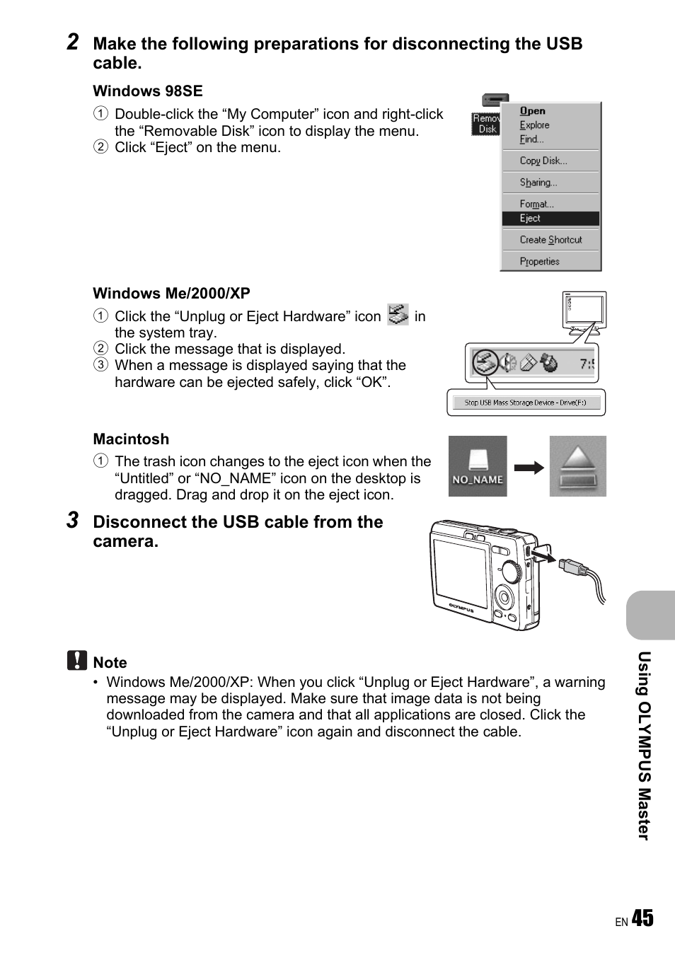 Olympus FE-190 User Manual | Page 45 / 80