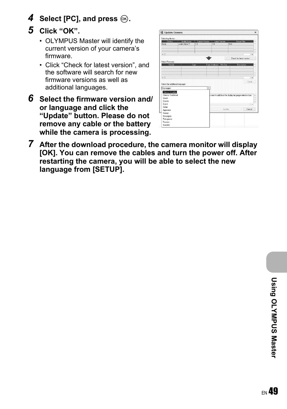 Olympus FE-190 User Manual | Page 49 / 80