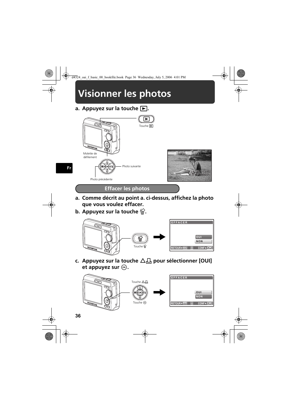 Visionner les photos | Olympus FE-170 User Manual | Page 36 / 108