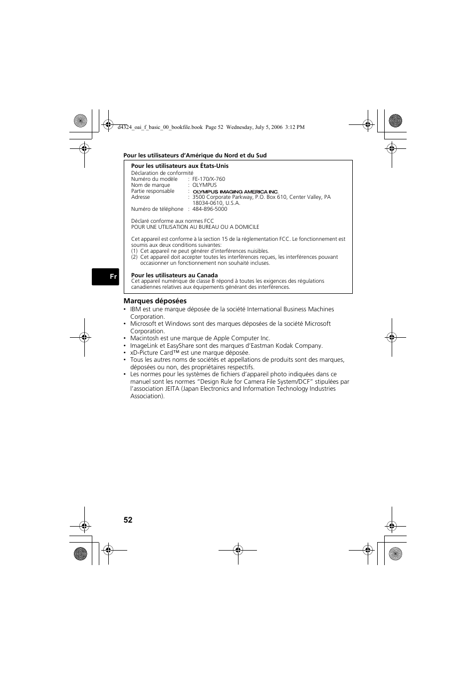 Olympus FE-170 User Manual | Page 52 / 108