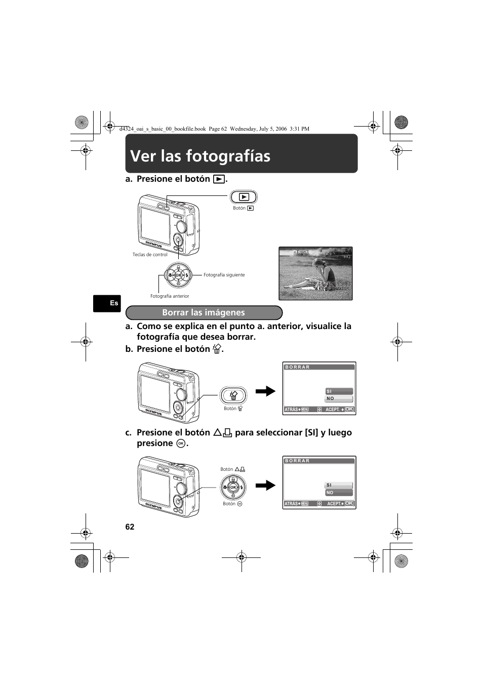 Ver las fotografías | Olympus FE-170 User Manual | Page 62 / 108