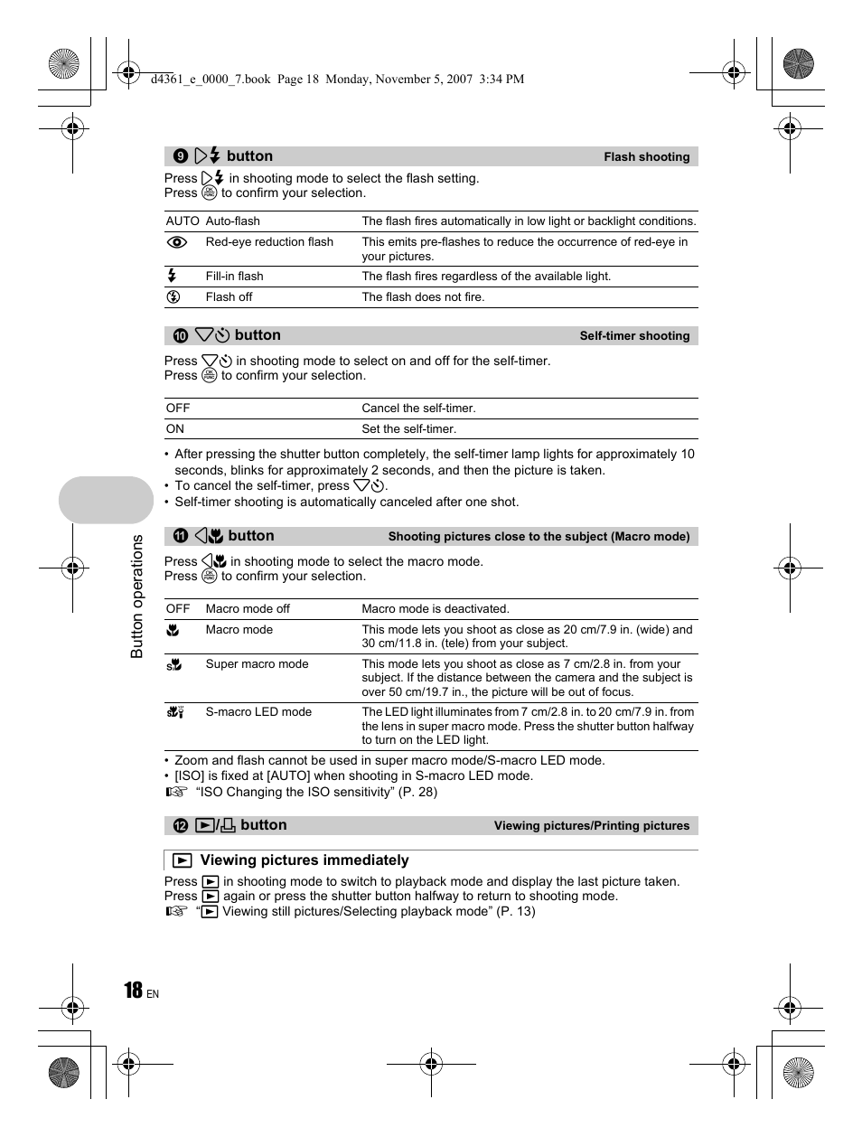 Olympus Stylus 850 SW User Manual | Page 18 / 84