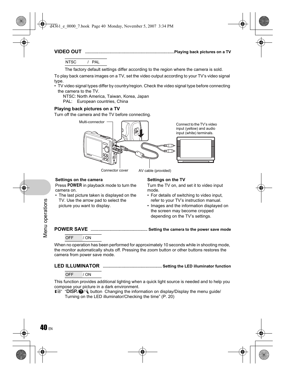 Olympus Stylus 850 SW User Manual | Page 40 / 84