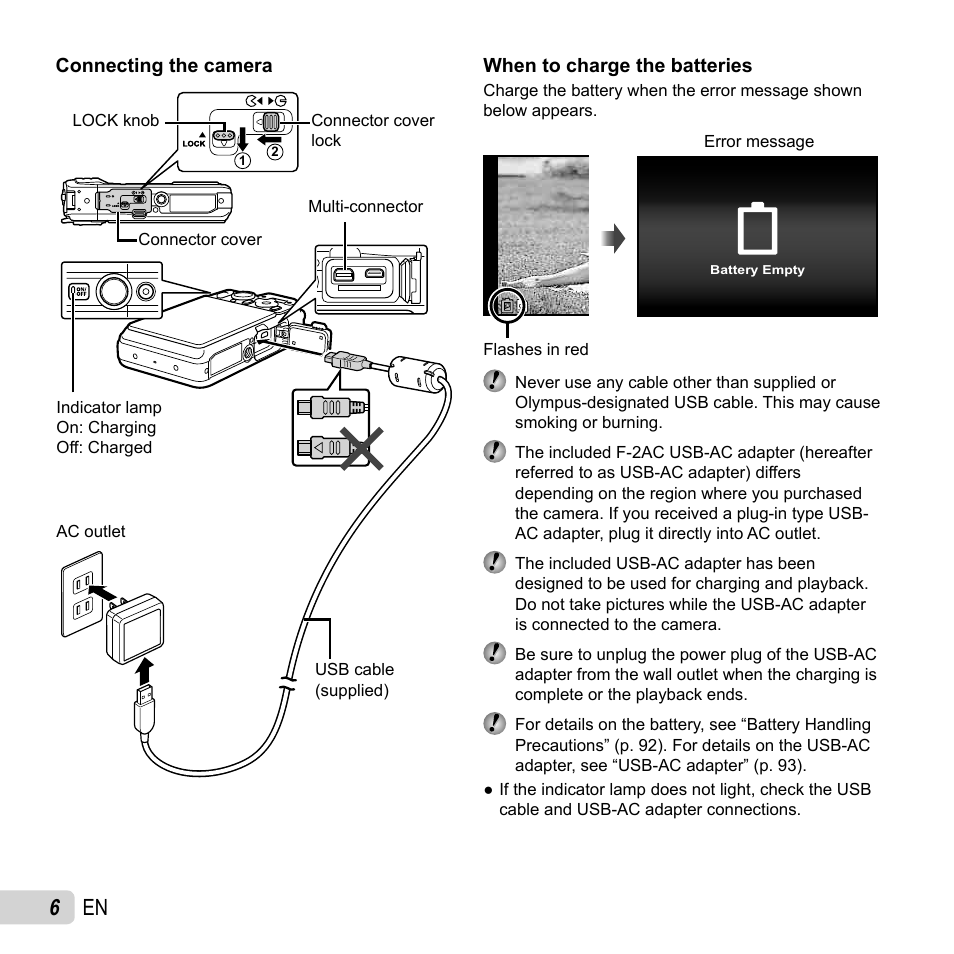 6 en | Olympus TG-830 iHS User Manual | Page 6 / 101