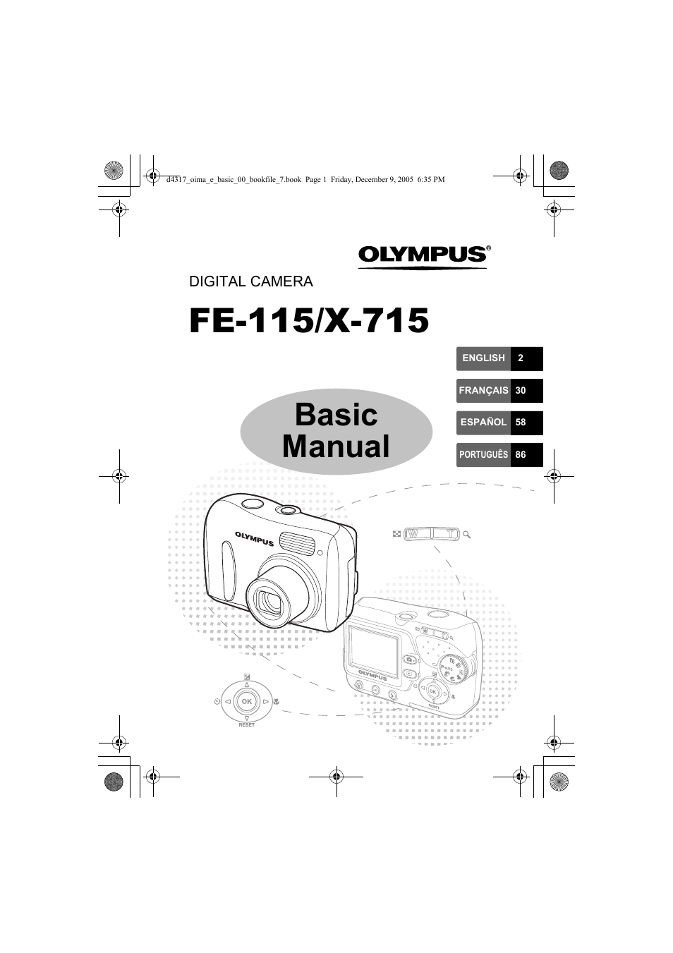 Olympus FE-115 User Manual | 116 pages