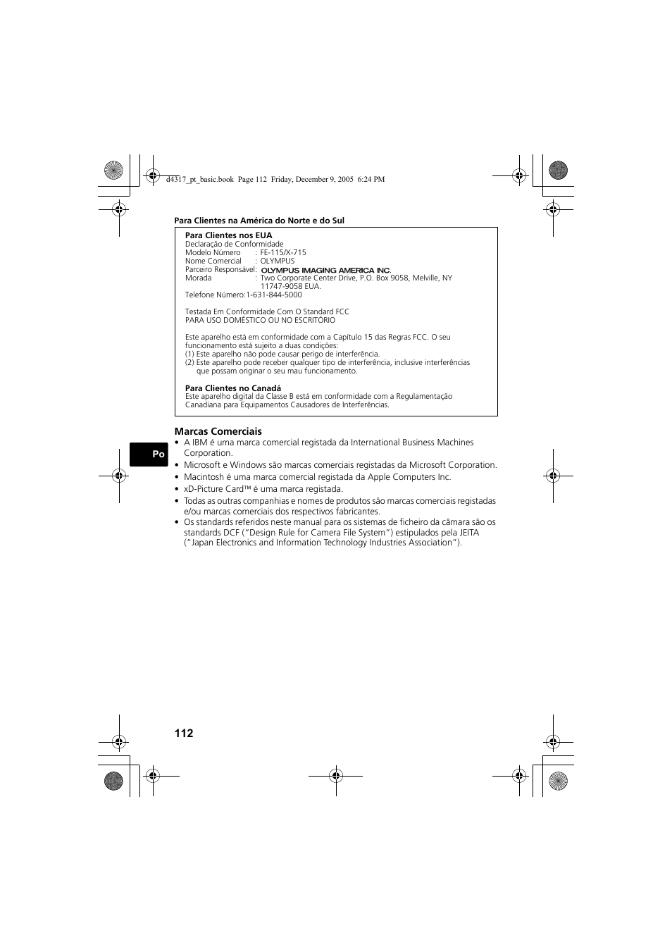 Olympus FE-115 User Manual | Page 112 / 116