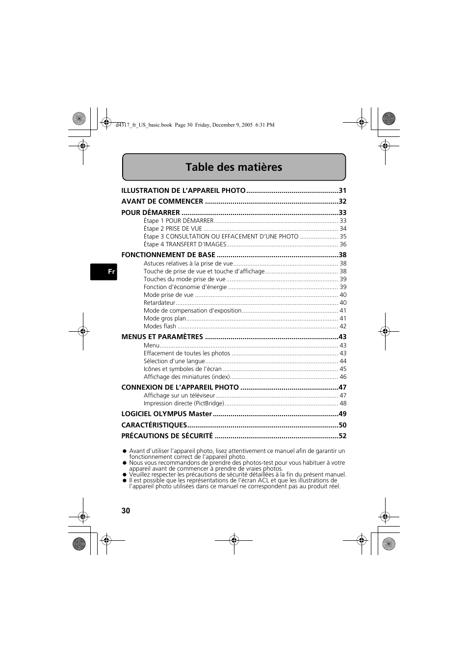 Olympus FE-115 User Manual | Page 30 / 116