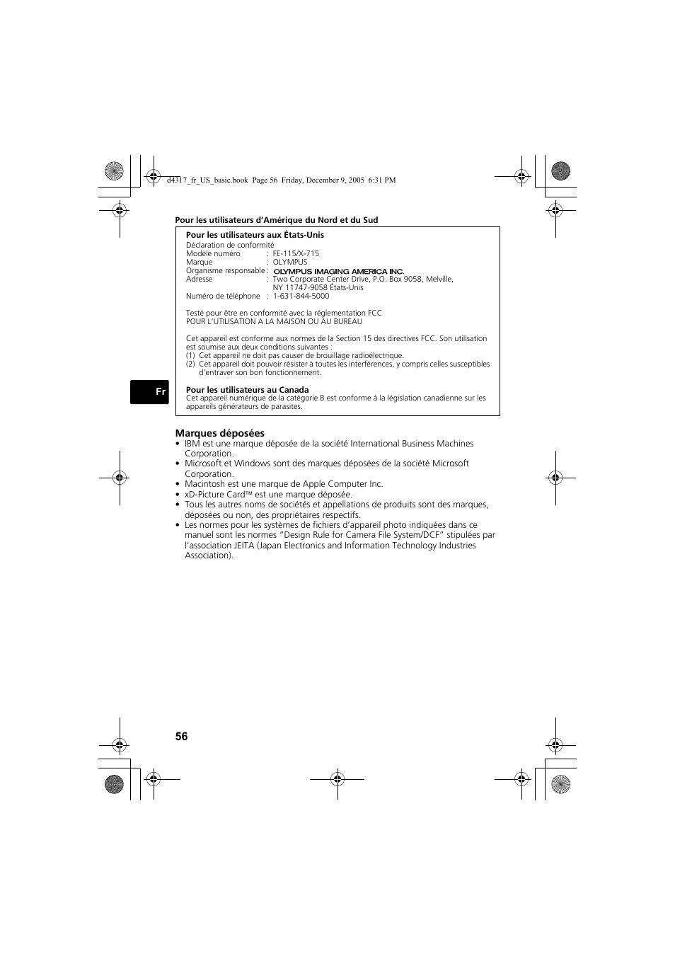 Olympus FE-115 User Manual | Page 56 / 116