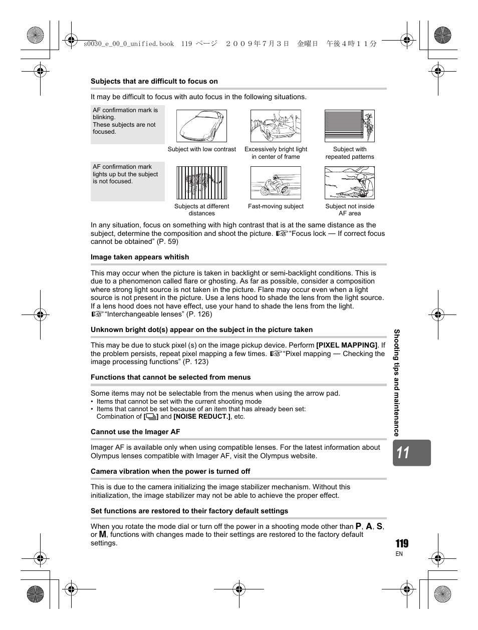 Olympus E-600 User Manual | Page 119 / 156