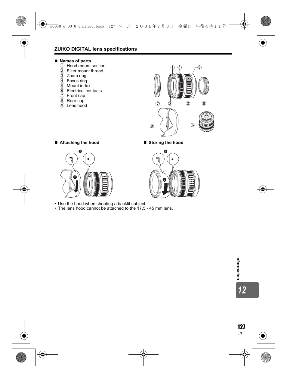 Olympus E-600 User Manual | Page 127 / 156