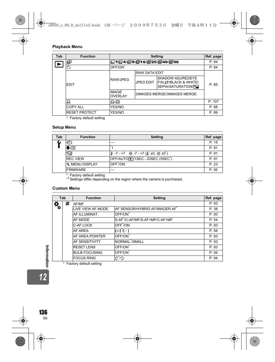 Olympus E-600 User Manual | Page 136 / 156