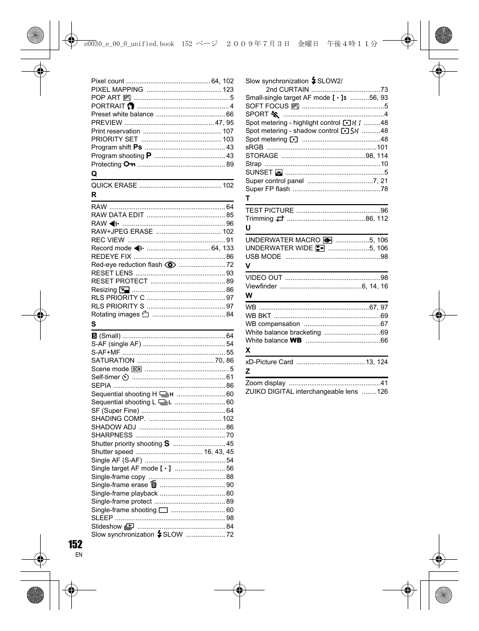Olympus E-600 User Manual | Page 152 / 156