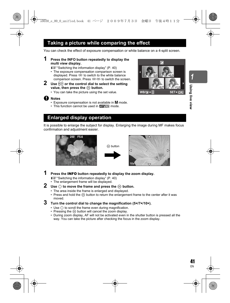 Olympus E-600 User Manual | Page 41 / 156