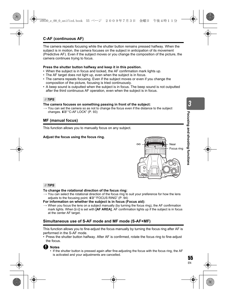 Olympus E-600 User Manual | Page 55 / 156