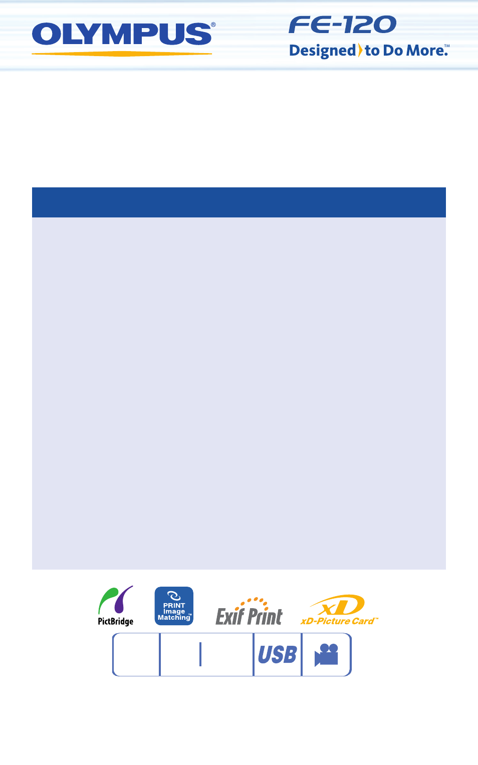 Olympus FE-120 User Manual | Page 2 / 2