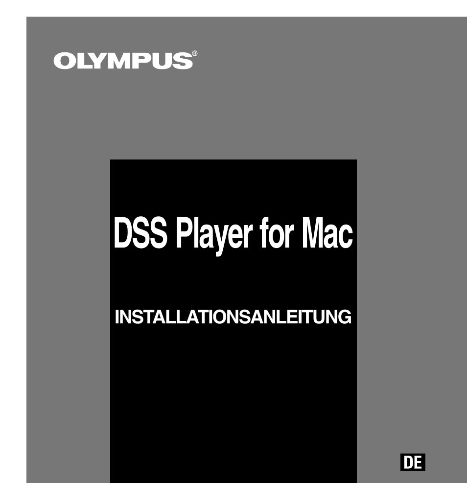 Dss player for mac | Olympus DS-3000 User Manual | Page 25 / 60