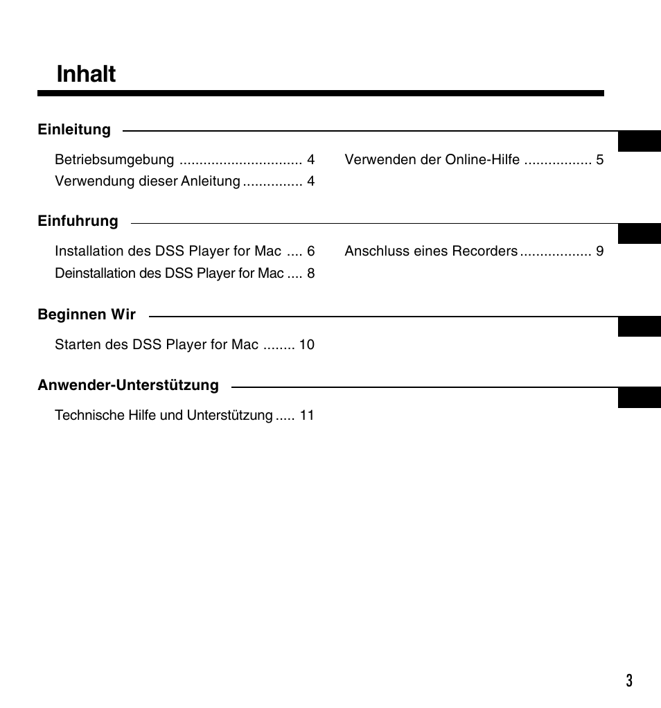 Inhalt | Olympus DS-3000 User Manual | Page 27 / 60