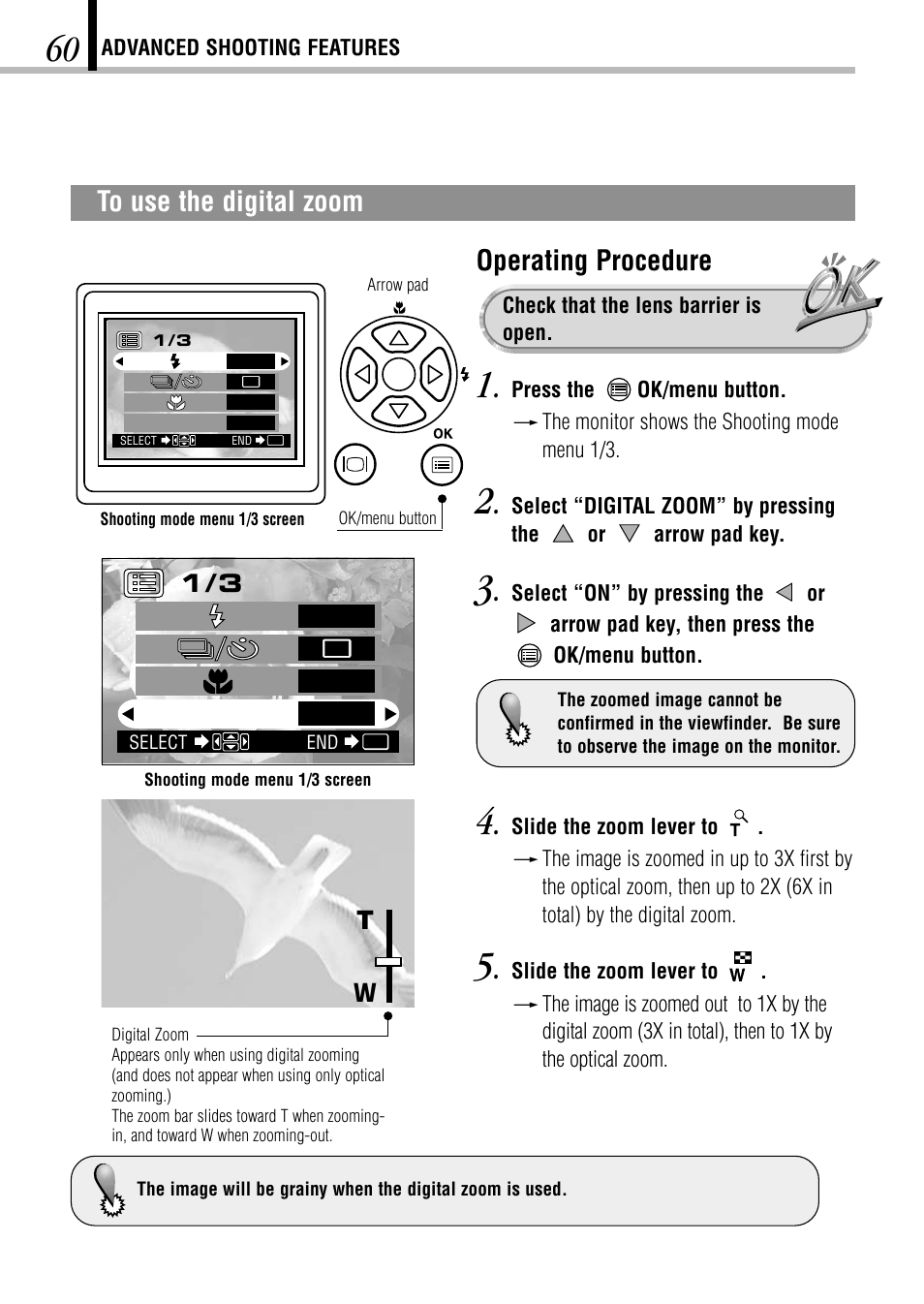 Operating procedure | Olympus D-150-C-1 User Manual | Page 60 / 108