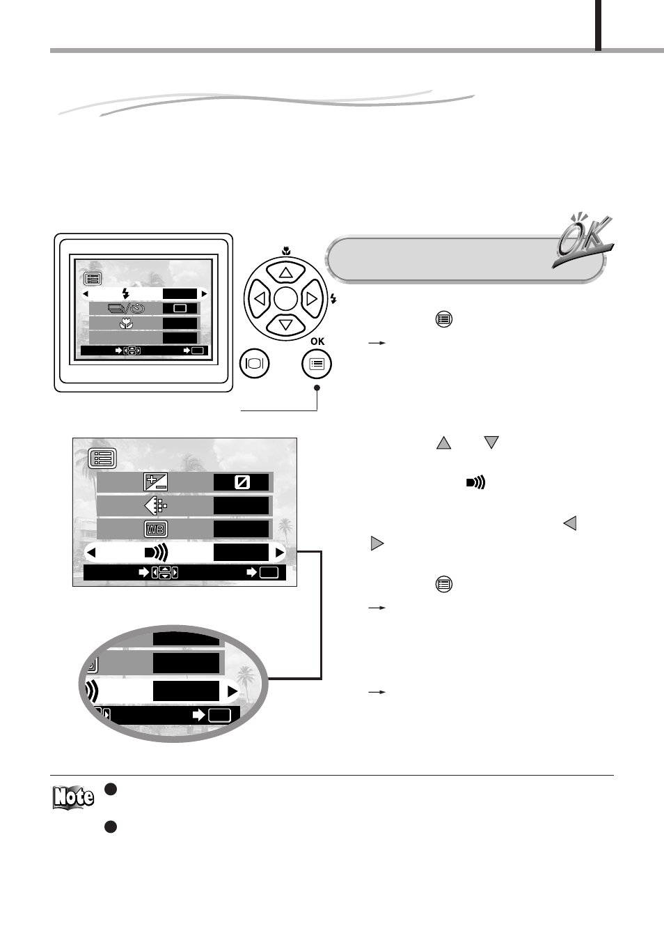 Muting the beep tones, Operating procedure | Olympus D-150-C-1 User Manual | Page 69 / 108
