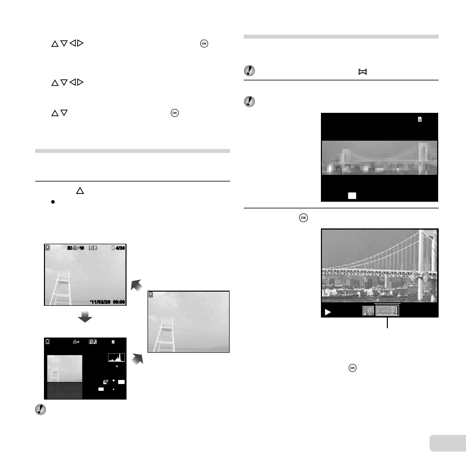 25 en, Changing the image information display, Playing back panorama images | Olympus Tough TG-320 User Manual | Page 25 / 82