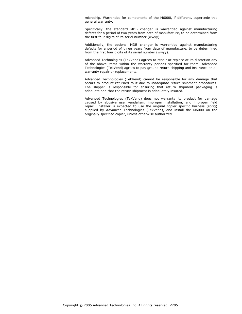 Advanced Technology International USA M200 User Manual | Page 3 / 31