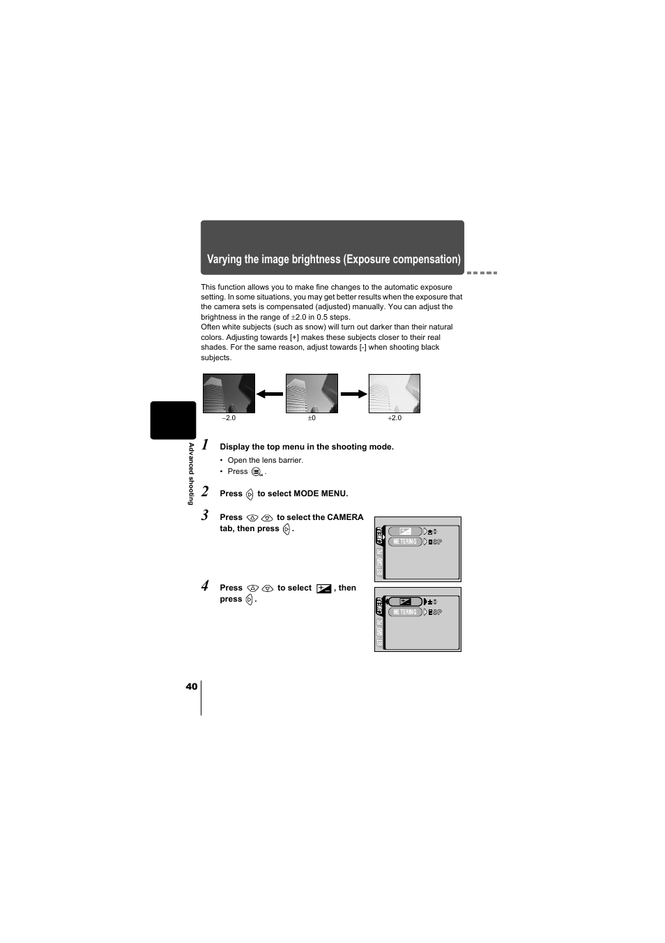 P.40 | Olympus D-380 User Manual | Page 41 / 133