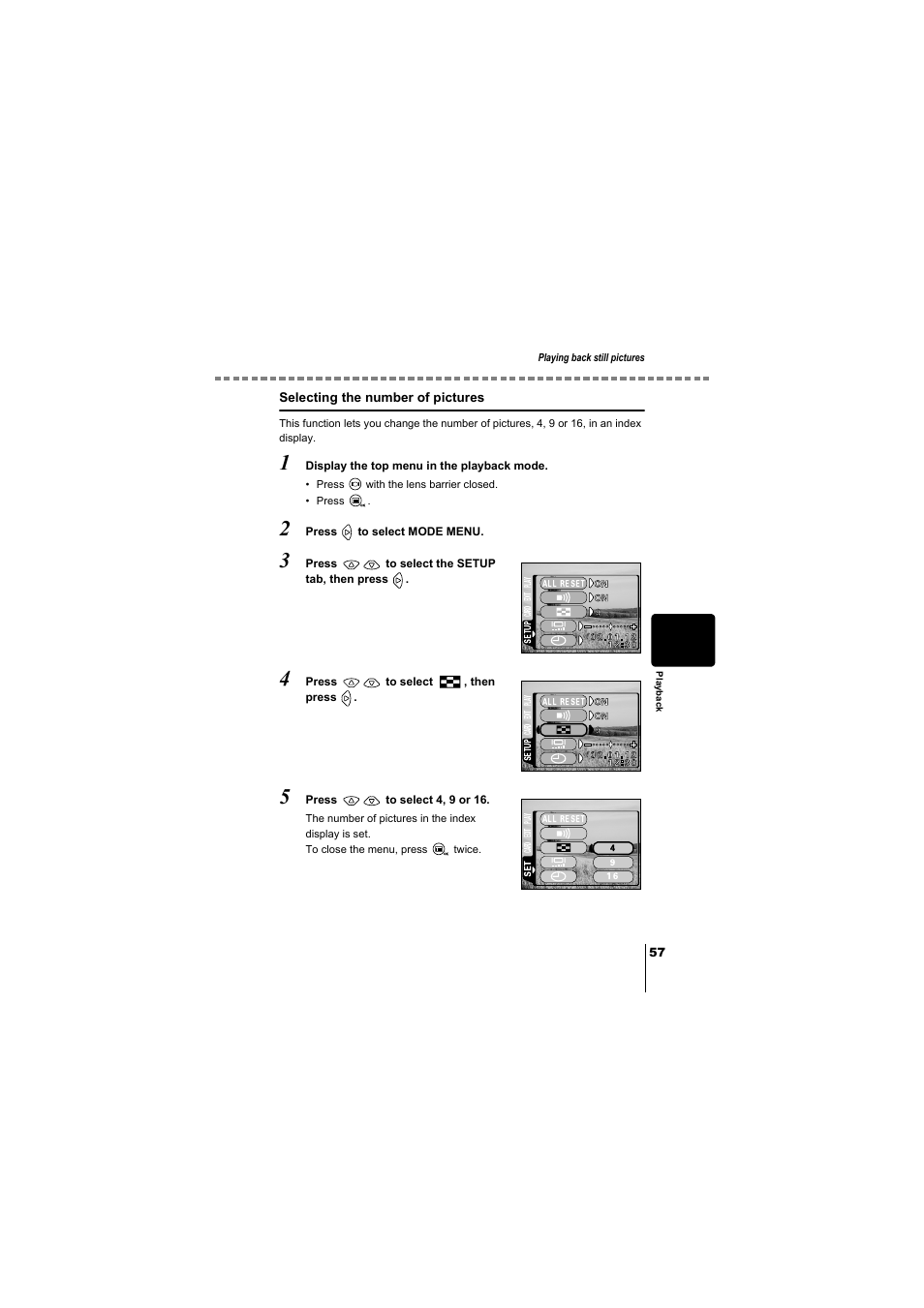 P.57 | Olympus D-380 User Manual | Page 58 / 133