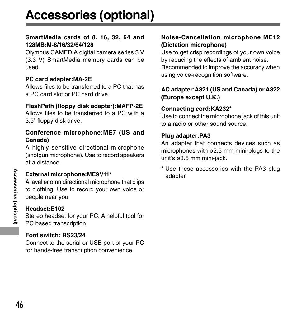 Olympus DS-2000 User Manual | Page 46 / 48