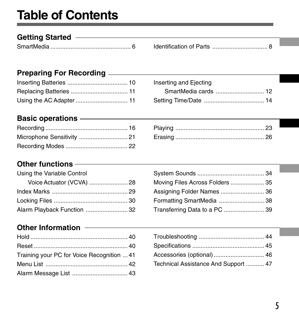 Olympus DS-2000 User Manual | Page 5 / 48