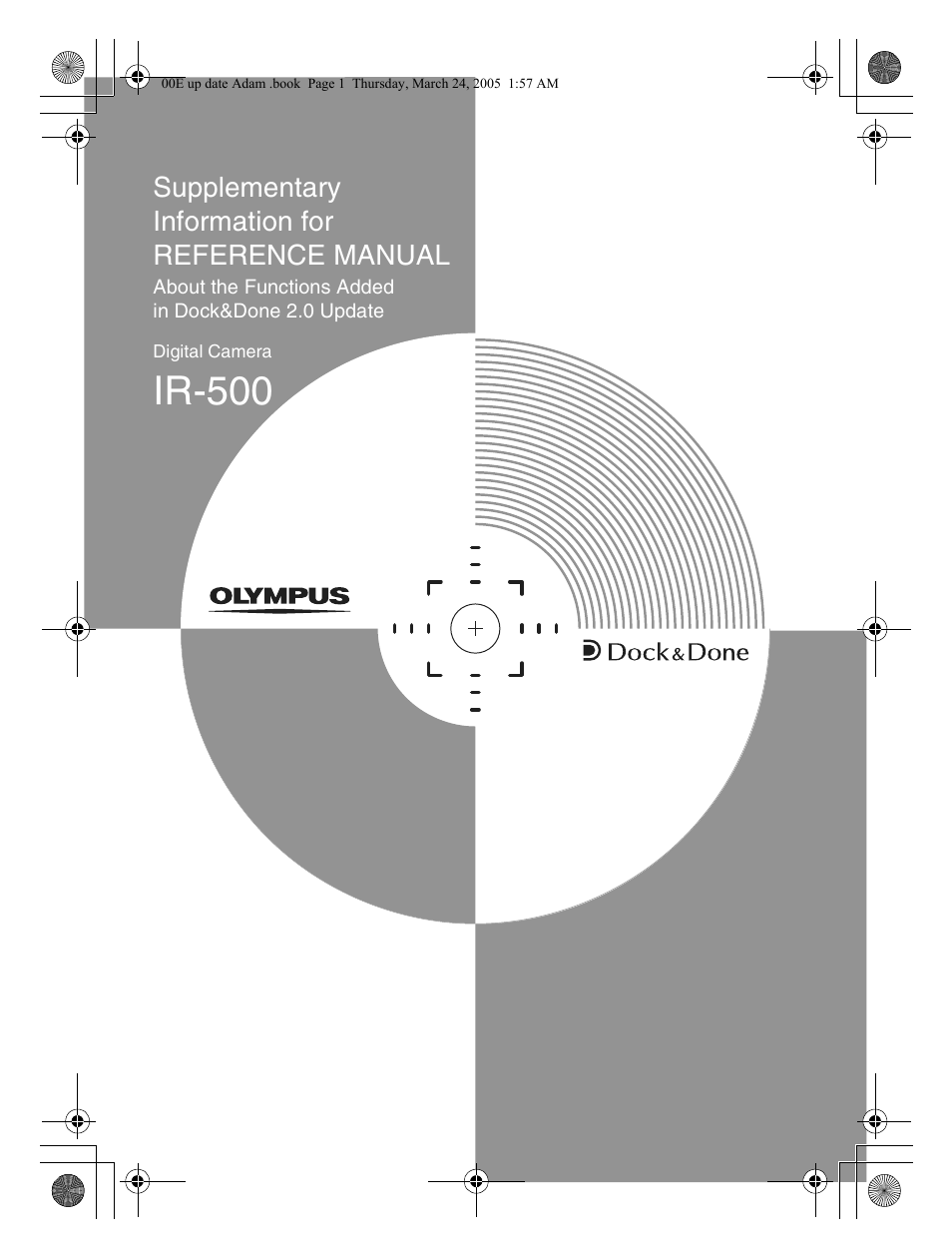 Olympus IR-500 User Manual | 30 pages