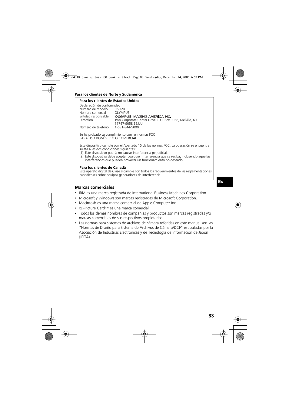 Olympus SP-320 User Manual | Page 83 / 84