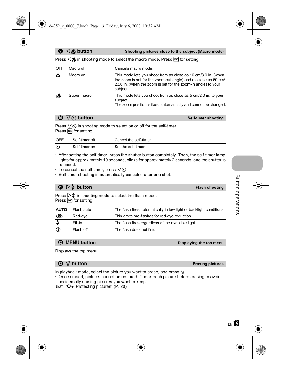 Olympus FE-270 User Manual | Page 13 / 60