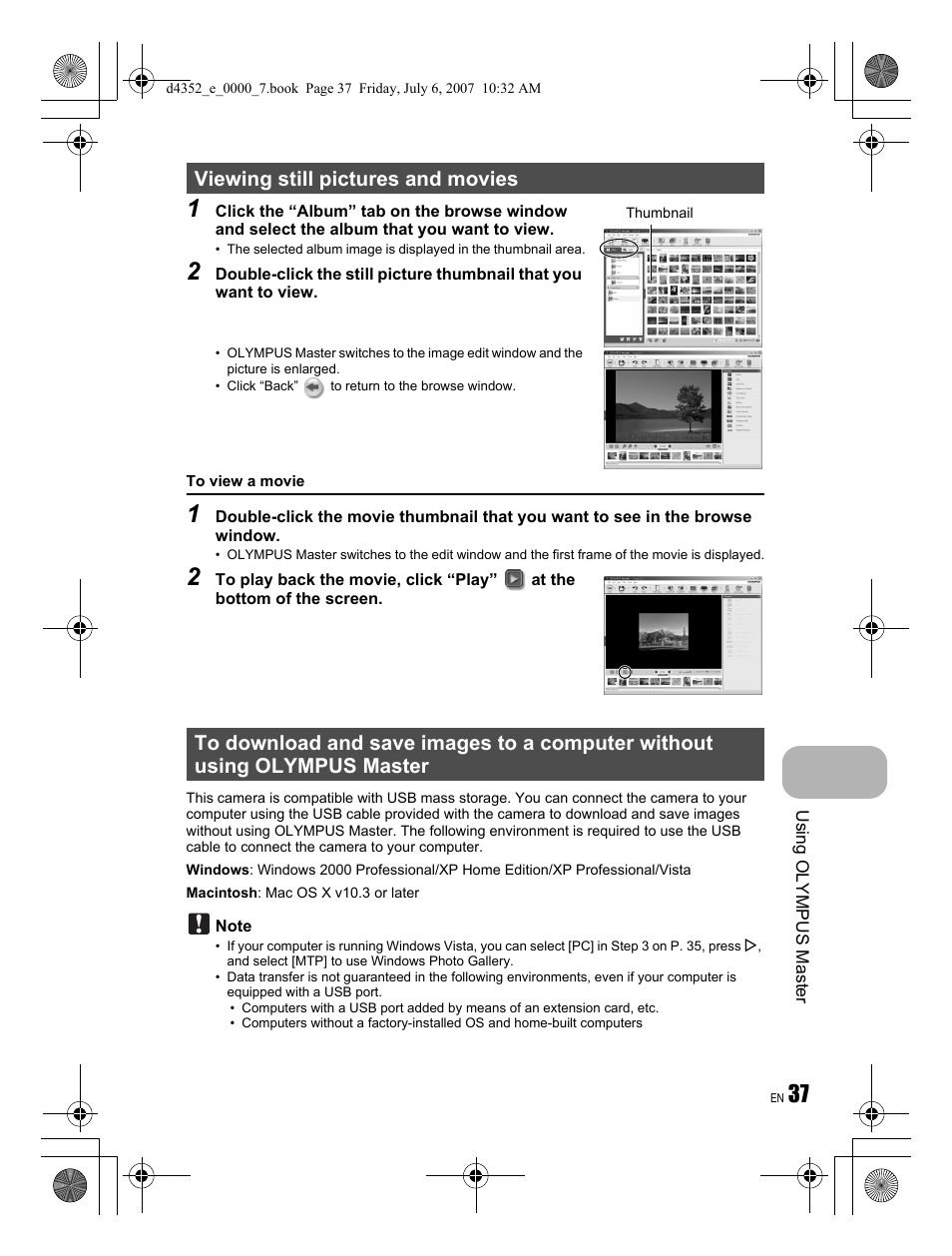 Olympus FE-270 User Manual | Page 37 / 60