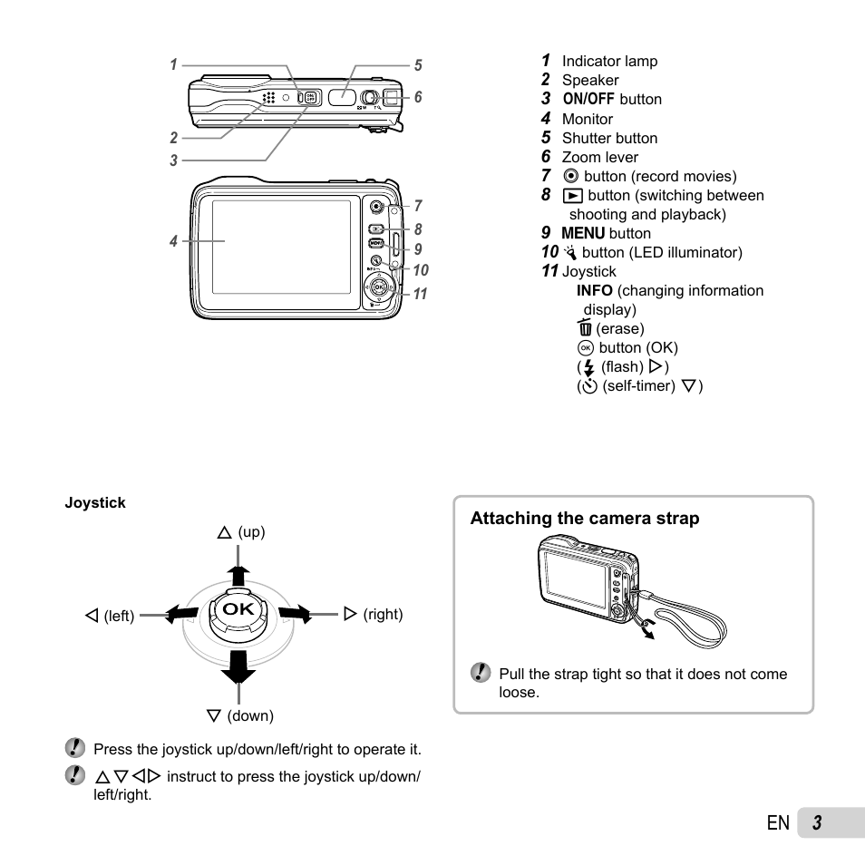 Olympus TG-630 iHS User Manual | Page 3 / 89