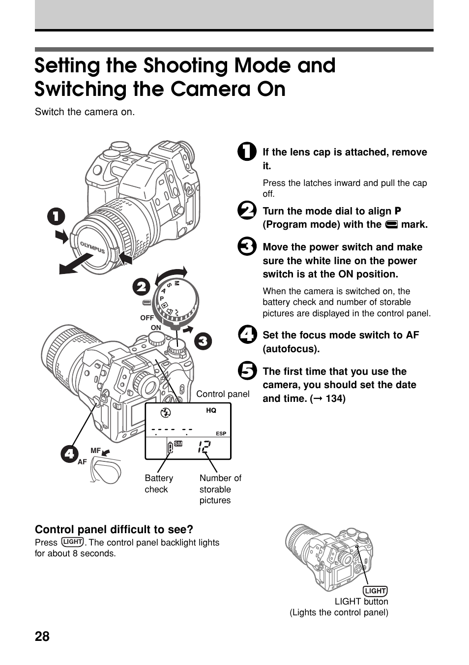 Olympus E-20N User Manual | Page 30 / 216