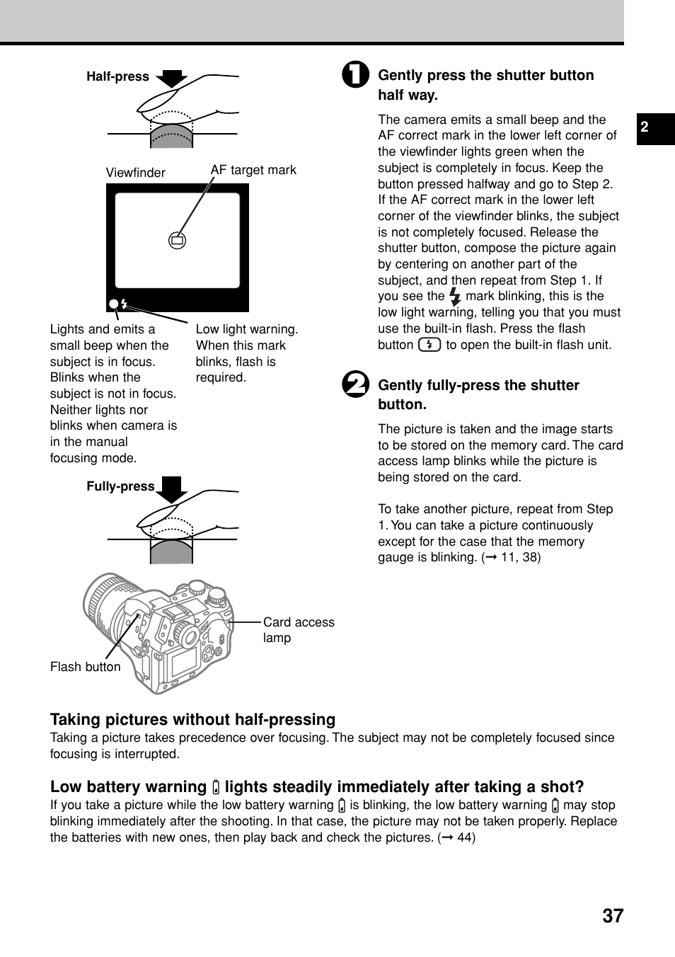 Olympus E-20N User Manual | Page 39 / 216