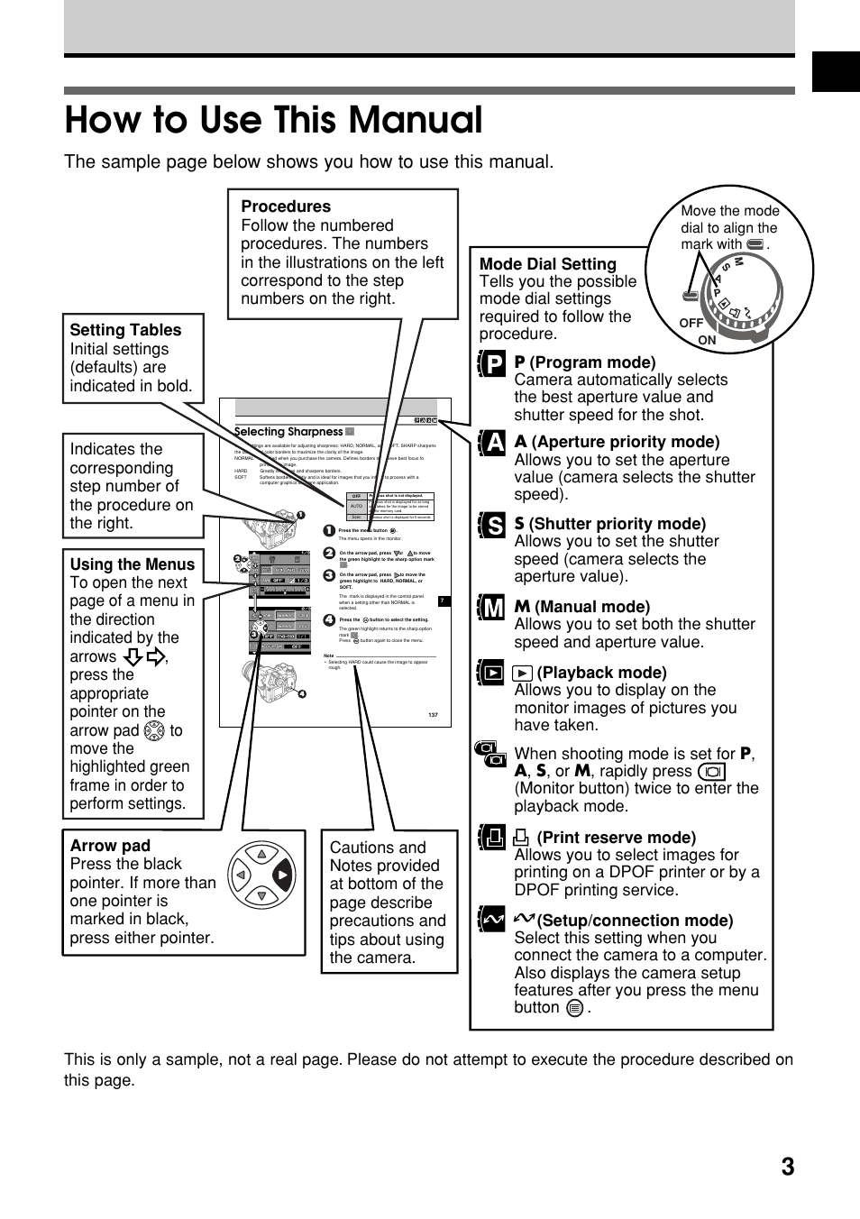 How to use this manual | Olympus E-20N User Manual | Page 5 / 216