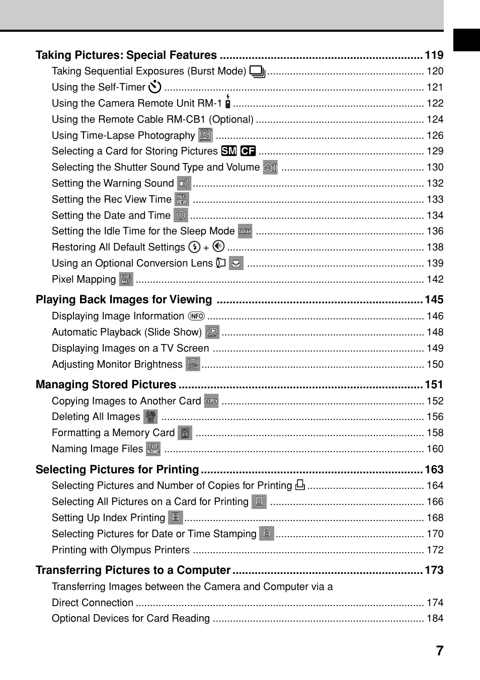 Olympus E-20N User Manual | Page 9 / 216