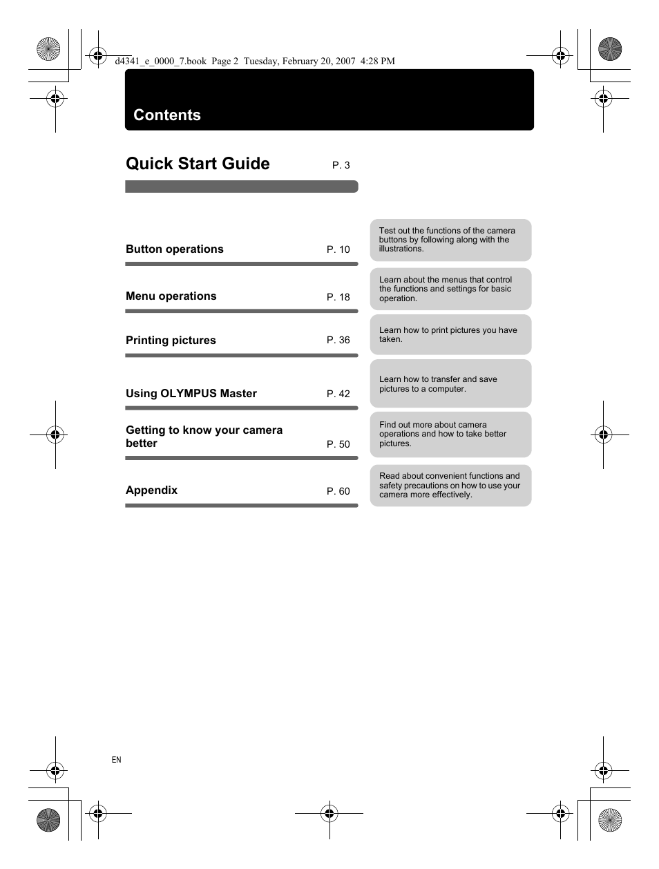 Olympus Stylus 780 User Manual | Page 2 / 84
