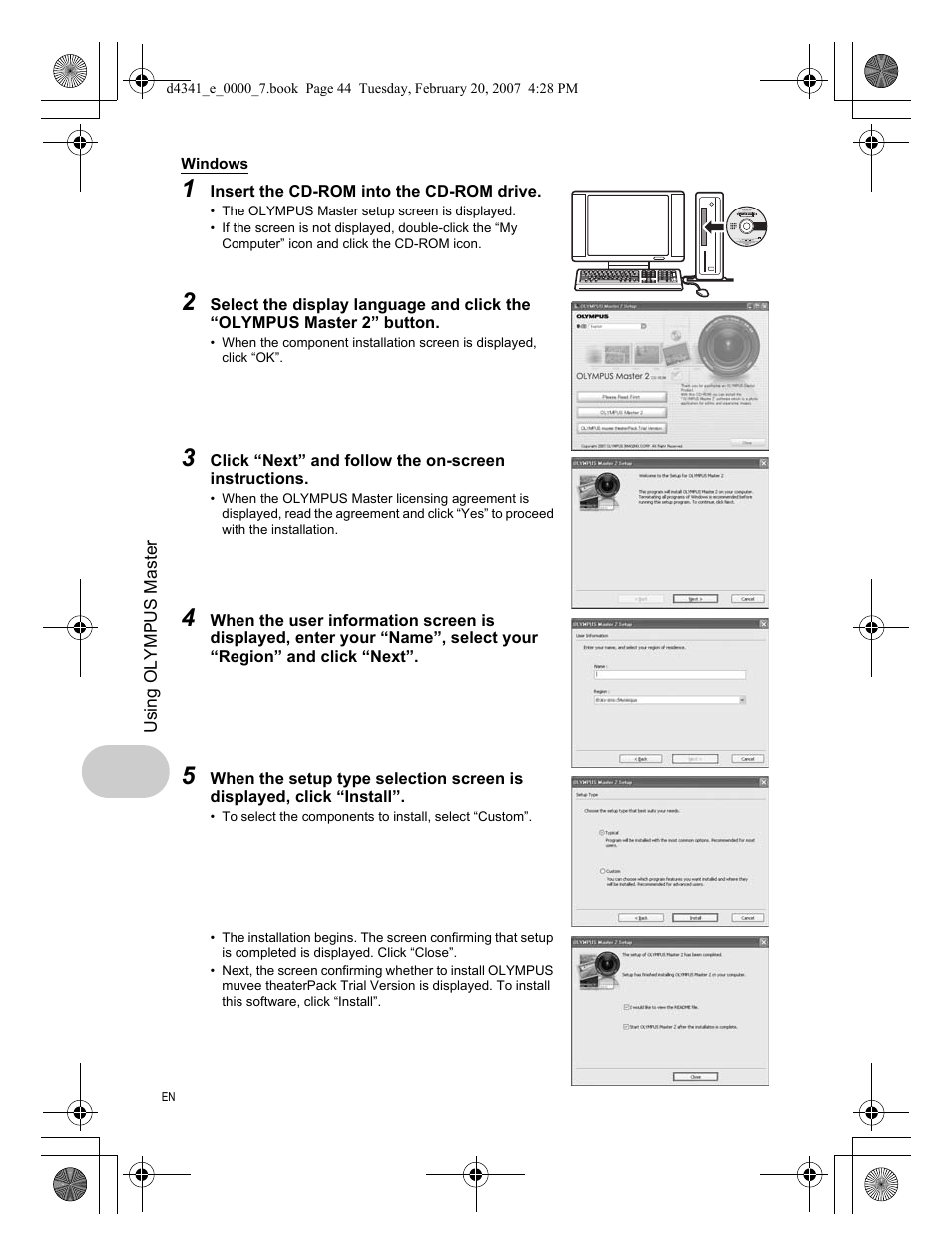 Olympus Stylus 780 User Manual | Page 44 / 84