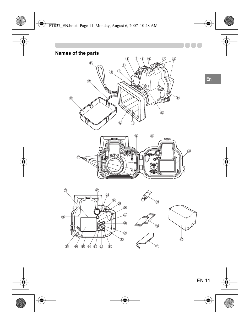 Olympus PT-037 User Manual | Page 11 / 43